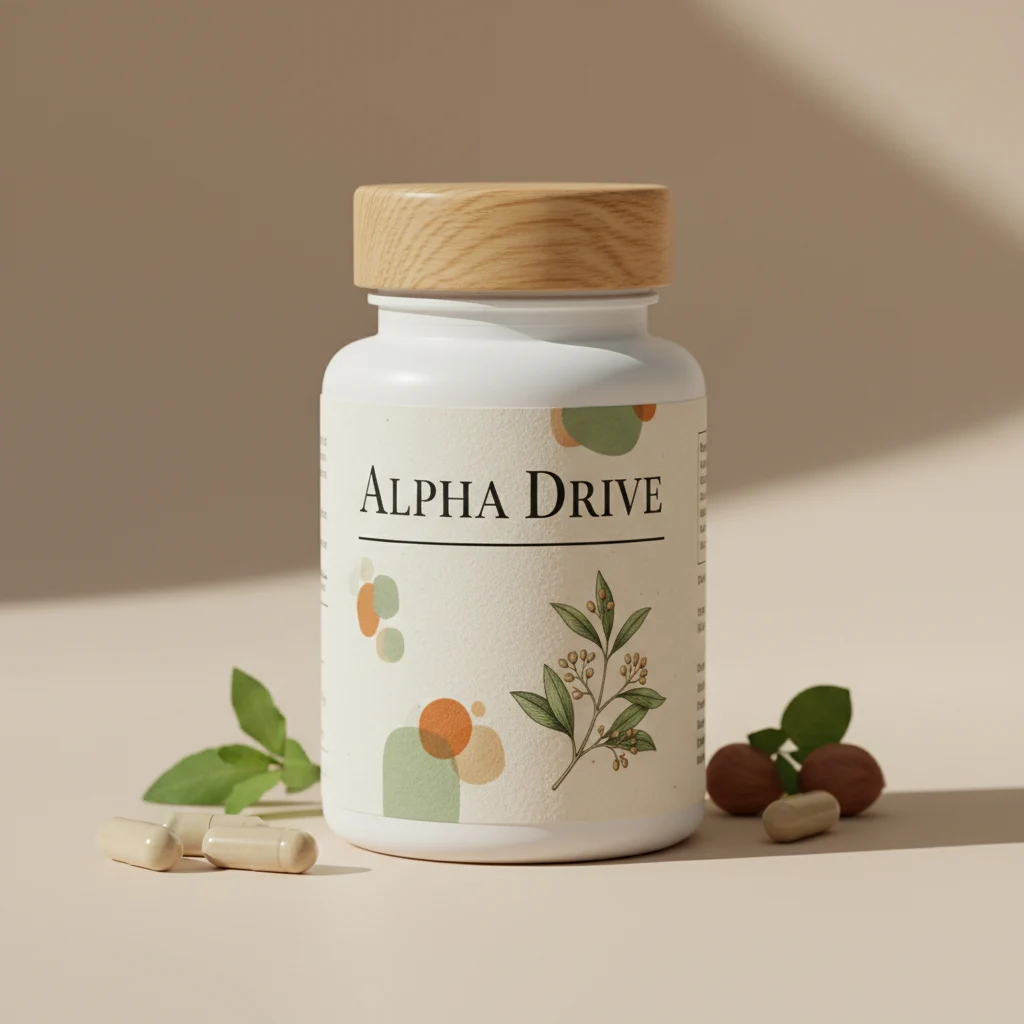 Alpha Drive kosttilskud flaske - 60 kapsler